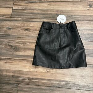 Princess Polly Black Mini Skirt